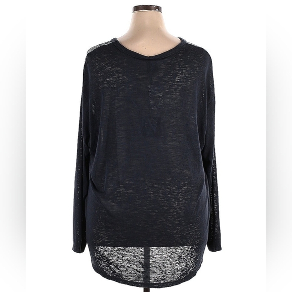 Bobeau Gray Snake Print Boho Top – Size 3X - Picture 3 of 5